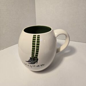 Rae Dunn Green and White Witch‎ Mug "I Put a Spell on You" #1